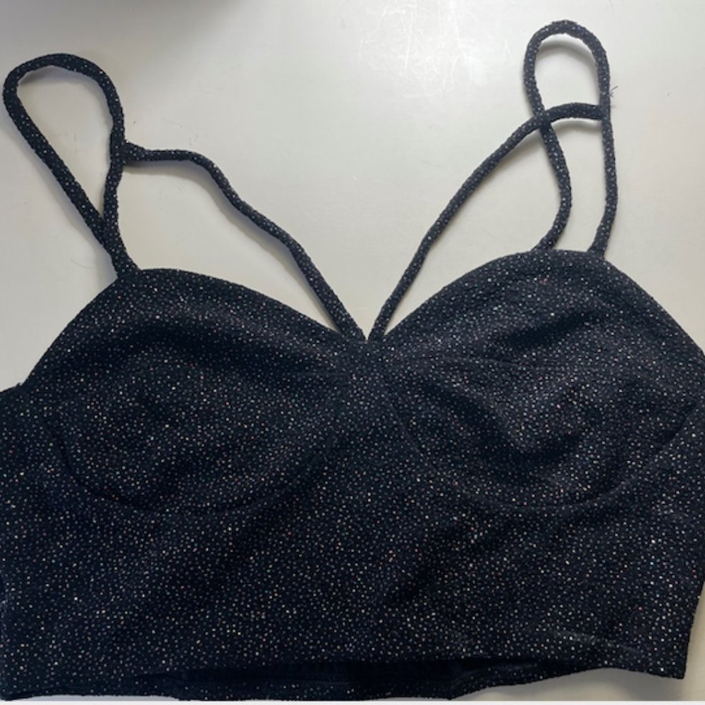 Glitter Crop Top